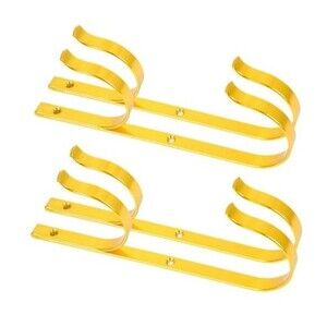 Pool Pole Hanger Premium Aluminium Holder Set of 4 Hooks for Telescopic Poles